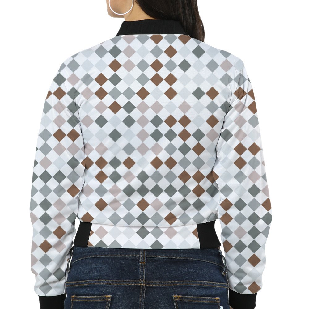 Soft Clay PD Women Bomber Jacket - Image 2