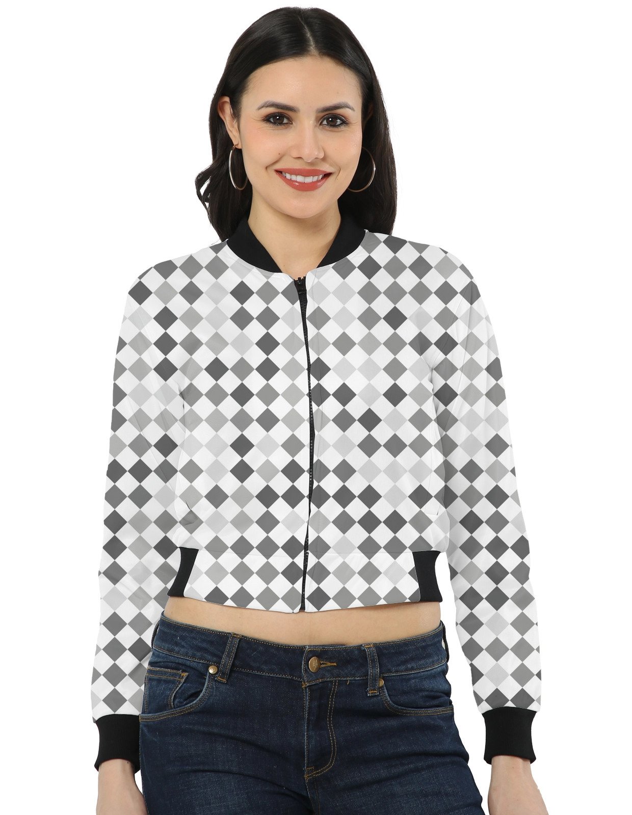 Steel Horizon PD Women Bomber Jacket - Image 1