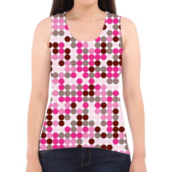 Berry Mocha PC Women Tank Top - Image 2