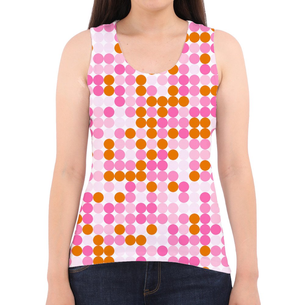 Bubblegum Blush PC Women Tank Top - Image 2