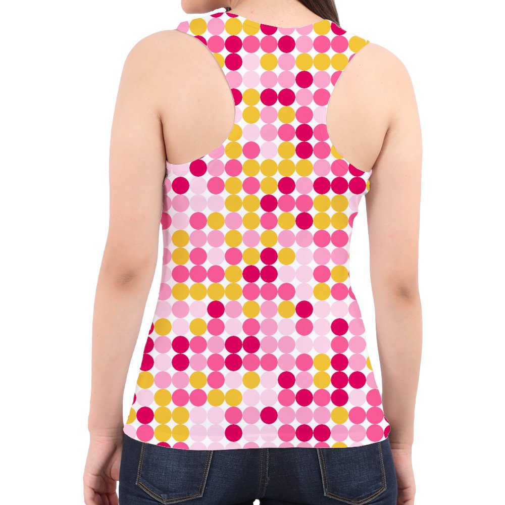 Bubblegum Sunrise PC Women Tank Top - Image 3
