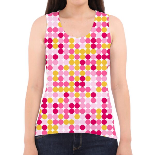 Bubblegum Sunrise PC Women Tank Top - Image 2