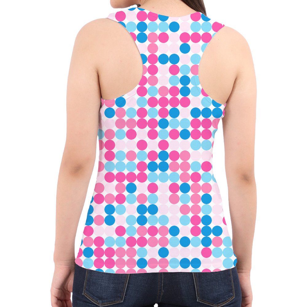 Cotton Candy Sky PC Women Tank Top - Image 3