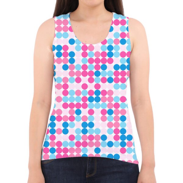 Cotton Candy Sky PC Women Tank Top - Image 2