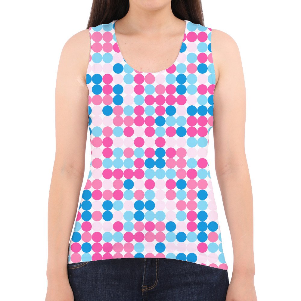 Cotton Candy Sky PC Women Tank Top - Image 2