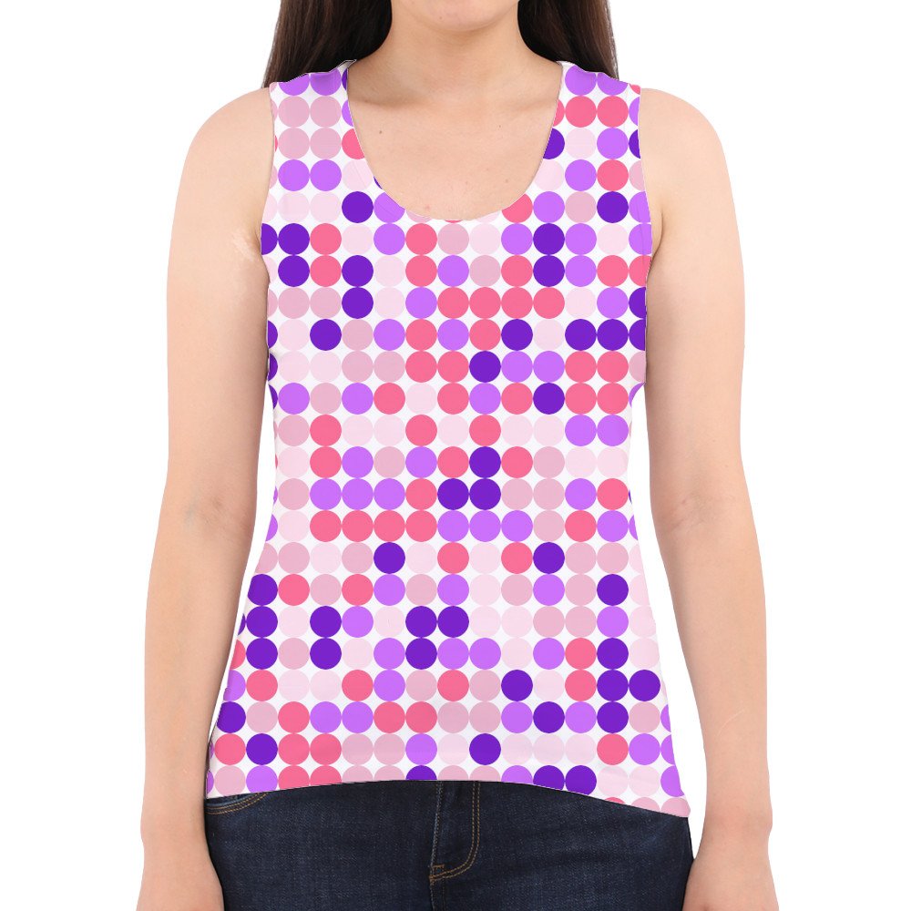 Lavender Kisses PC Women Tank Top - Image 2