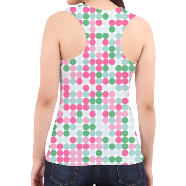 Mint Rose Garden PC Women Tank Top - Image 3
