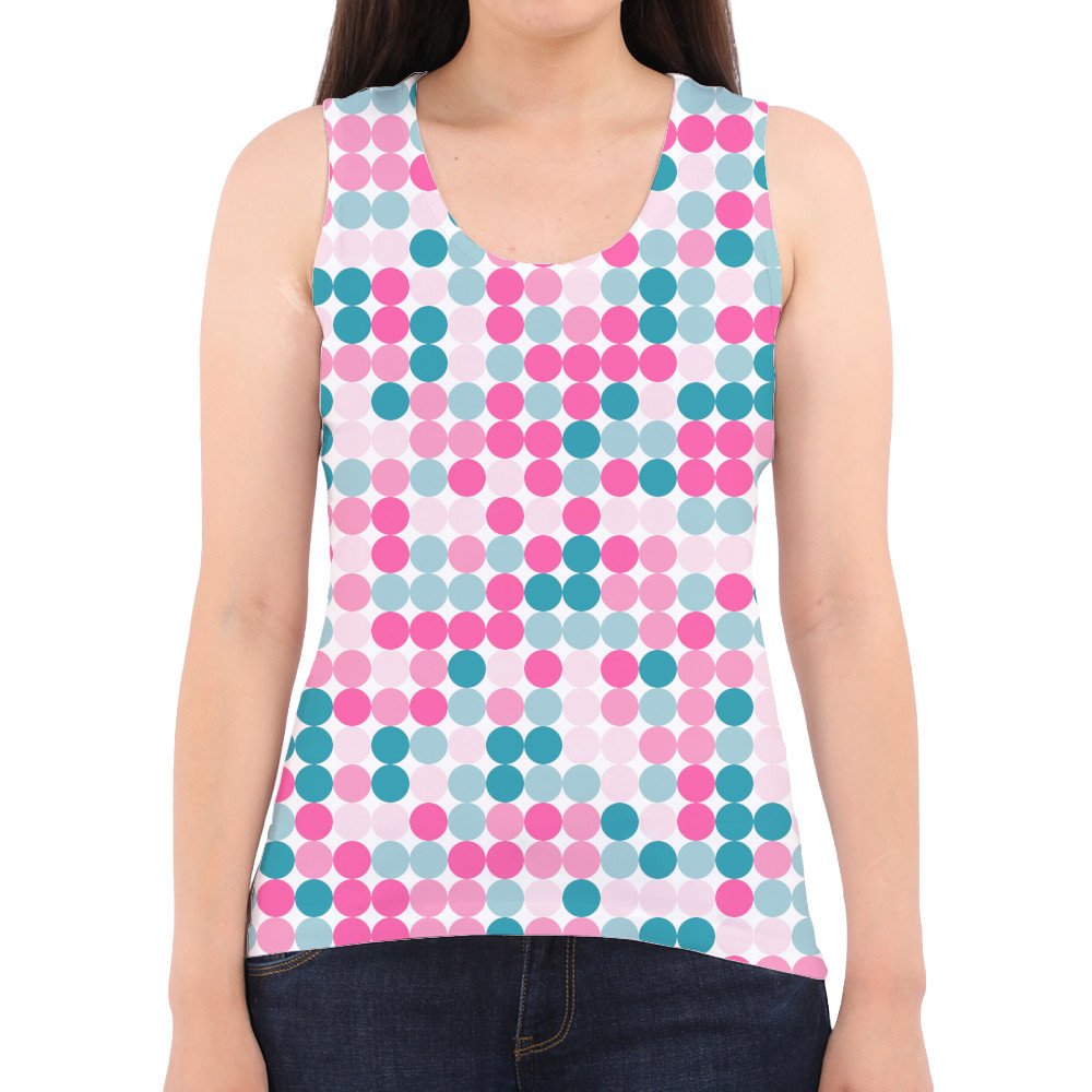 Ocean Meets Rose PC Women Tank Top - Image 2
