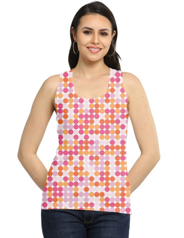 Peachy Sunset PC Women Tank Top