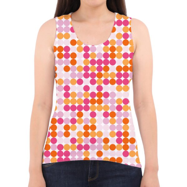 Peachy Sunset PC Women Tank Top - Image 2