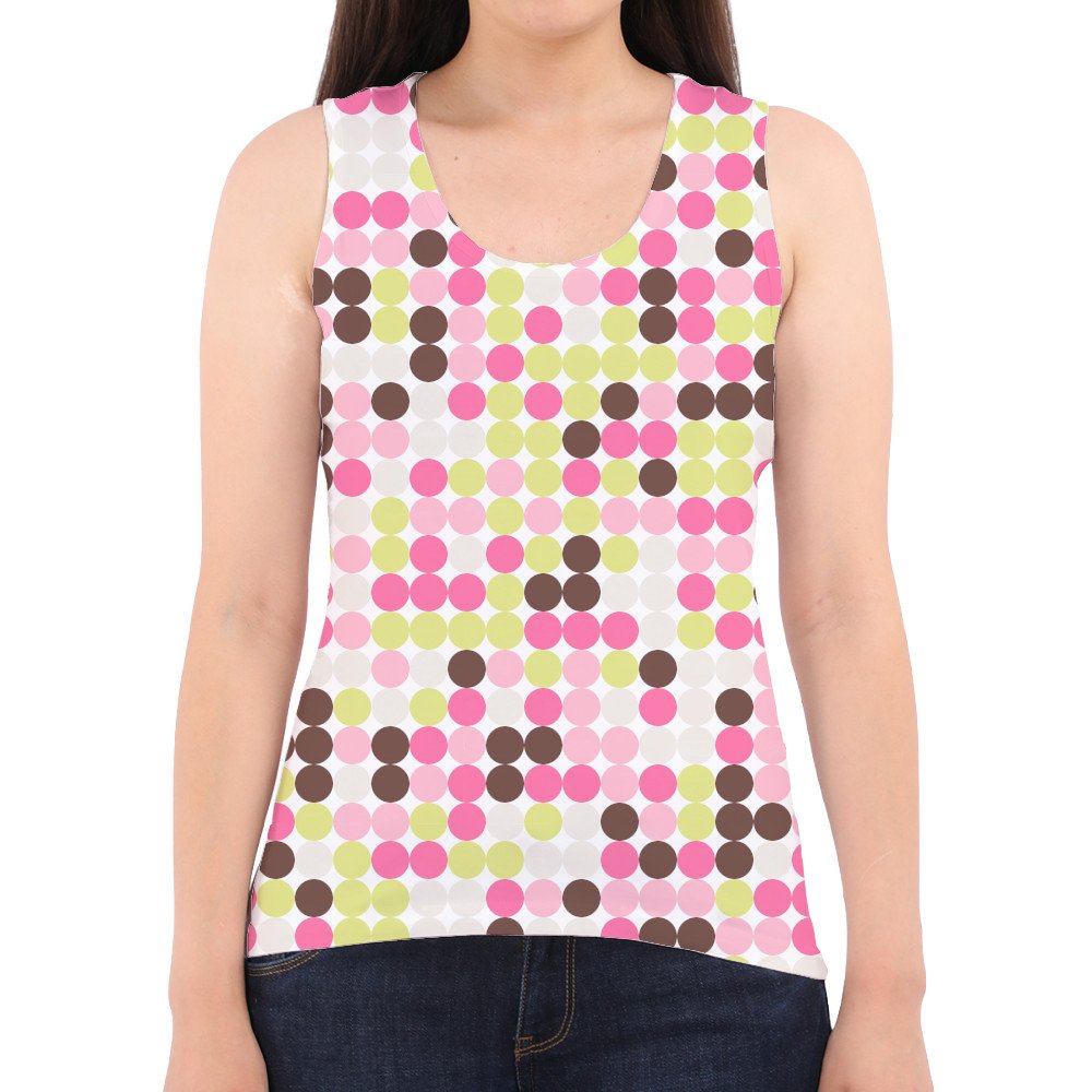 Spring Cocoa PC Women Tank Top - Image 2