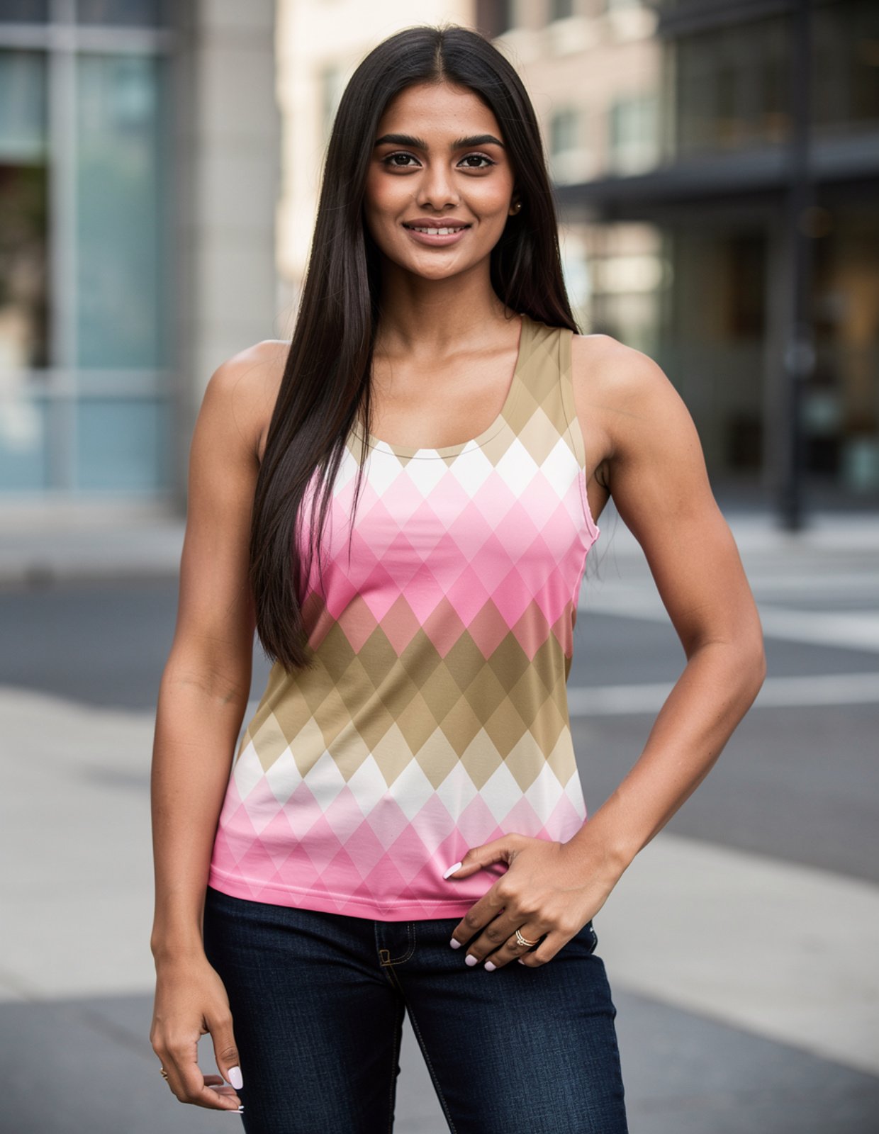 Golden Petals LGVGT Women Tank Top - Image 1