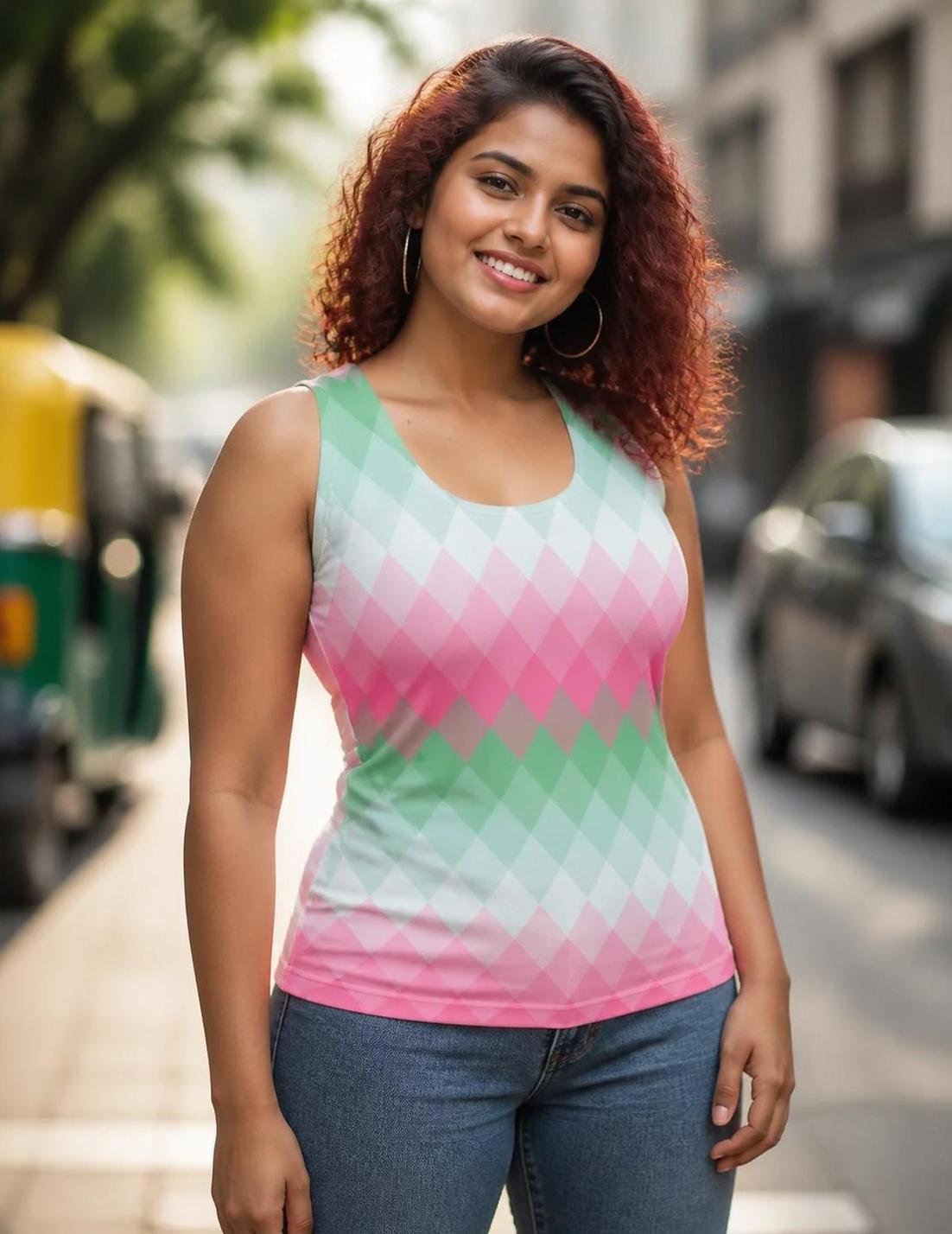 Mint Rose Garden LGVGT Women Tank Top - Image 1