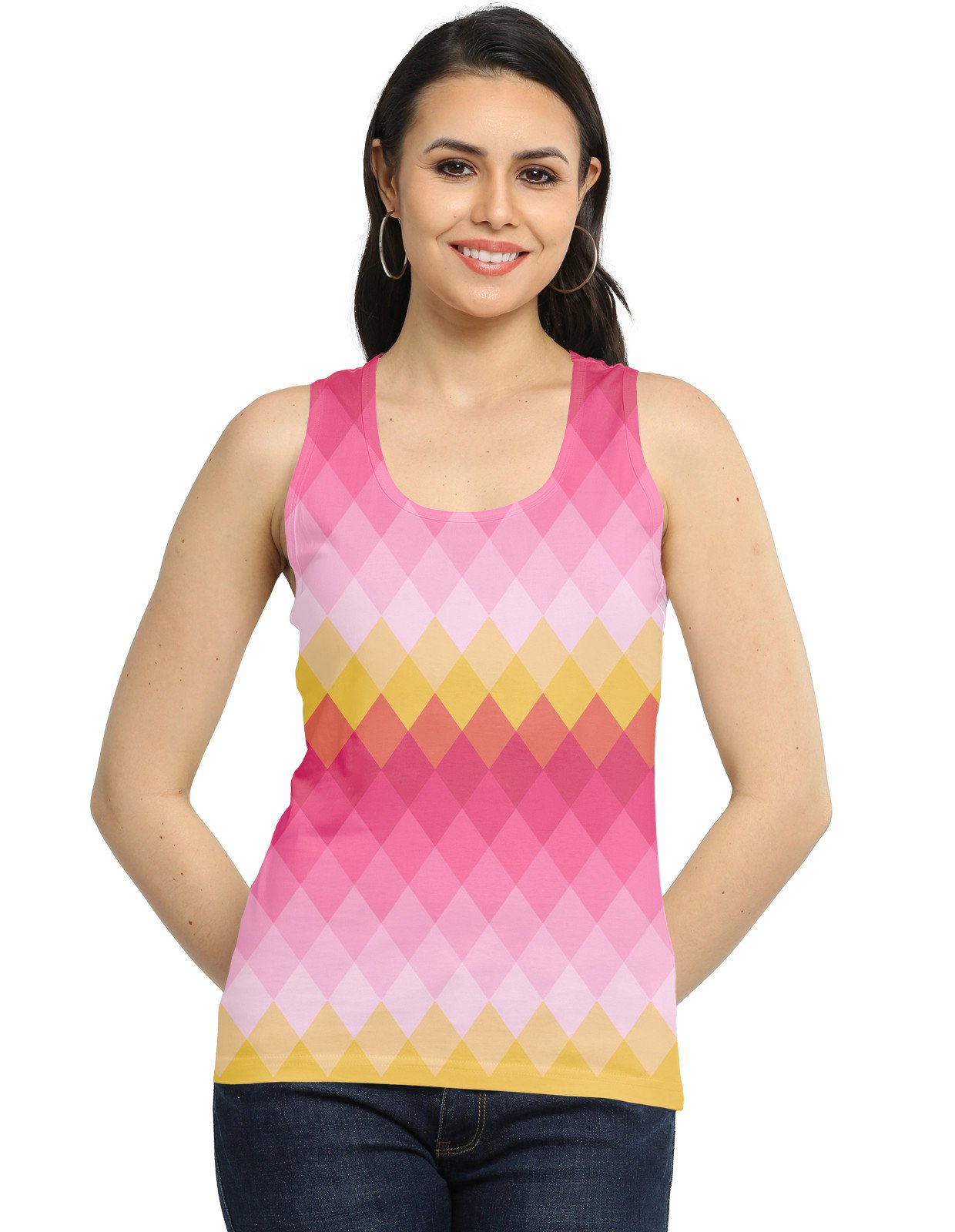 Bubblegum Sunrise LGVGT Women Tank Top - Image 1