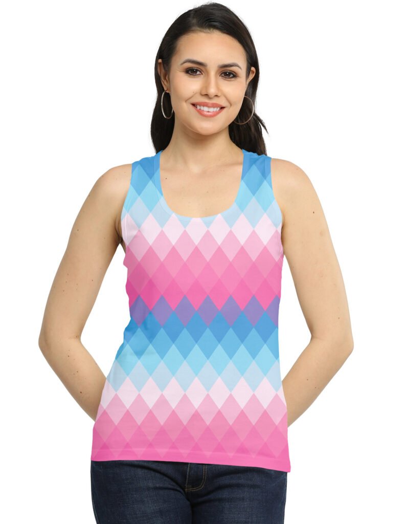 Cotton Candy Sky LGVGT Women Tank Top