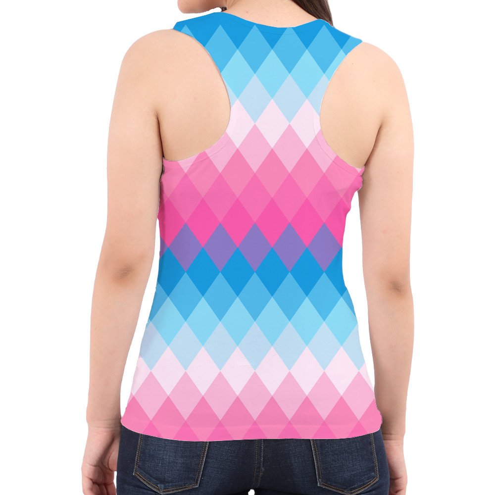 Cotton Candy Sky LGVGT Women Tank Top - Image 2