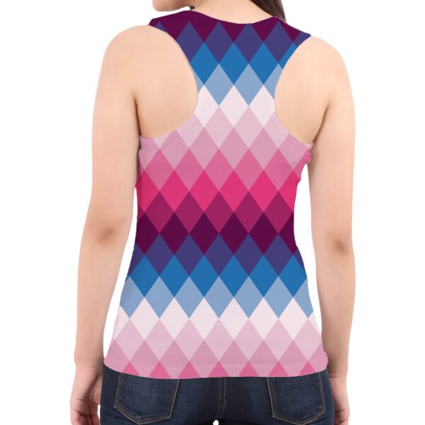 Deep Wine LGVGT Women Tank Top - Image 2