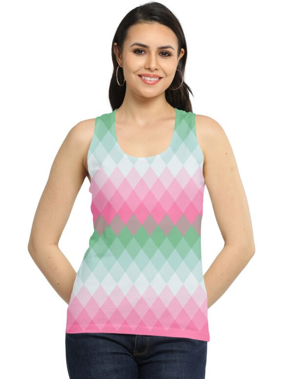 Mint Rose Garden LGVGT Women Tank Top