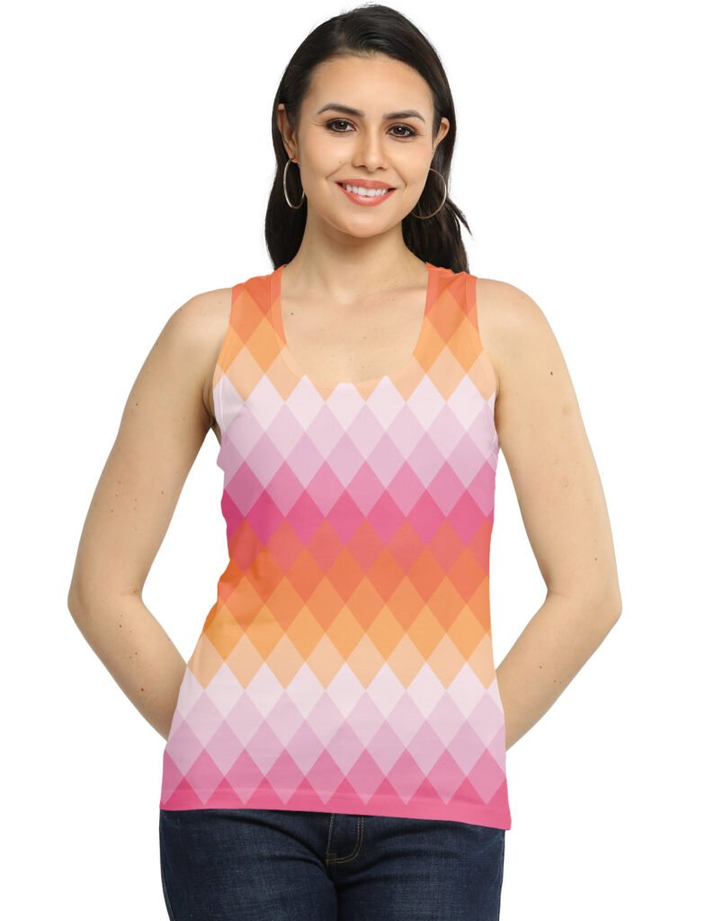 Peachy Sunset LGVGT Women Tank Top