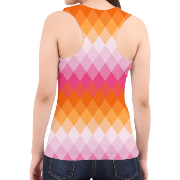 Peachy Sunset LGVGT Women Tank Top - Image 2