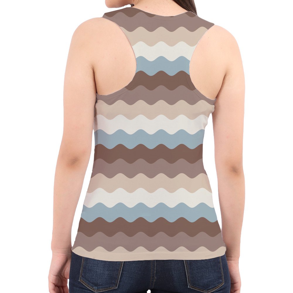 Almond Cream LGVR Women Tank Top - Image 3
