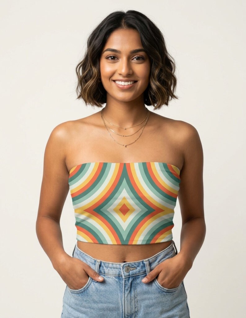 Tube top - Mango Tide Diamond Pulse