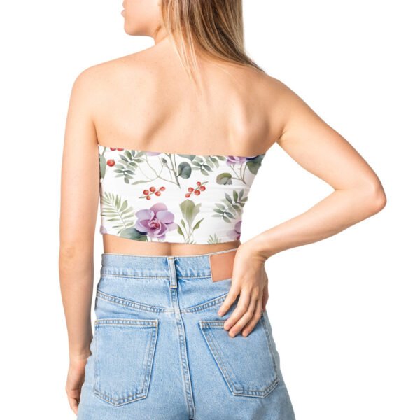 Tube top - Orchid Watercolor Drawing - Image 3