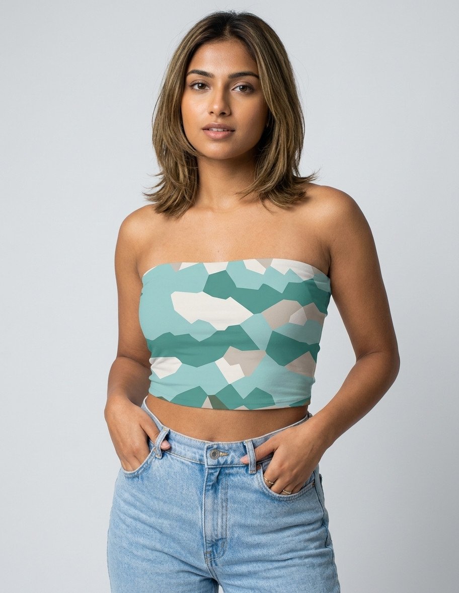 Tube top - Teal Current ACN - Image 1