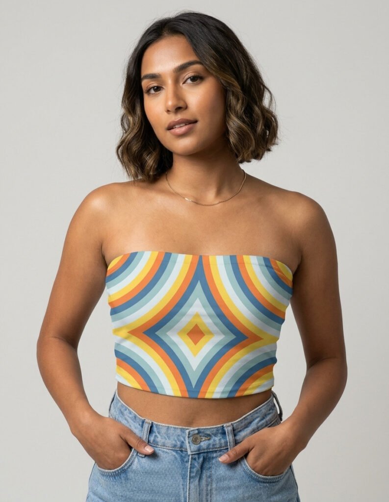 Tube top - Tropicolor Diamond Pulse