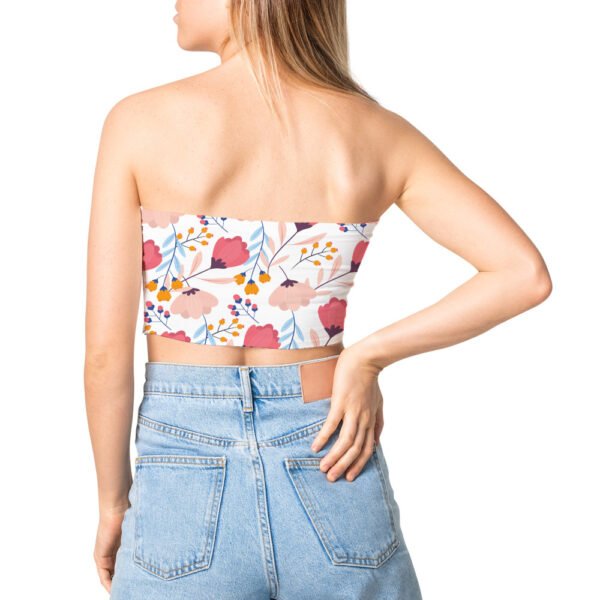 Tube top - Flowers Pattern Petals Decor Colorful Classical - Image 3