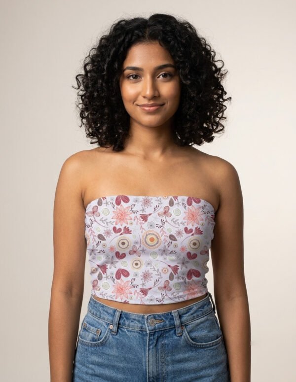 Tube top - Seamless Floral Pattern - Image 1